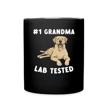 Labrador Retriever jaune - Mug uni - noir - Devant