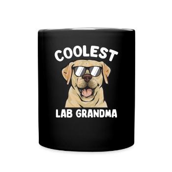 Labrador Retriever jaune - Mug uni - noir - Devant