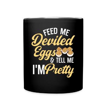 Oeufs farcis Oeufs farcis - Mug uni - noir - Devant