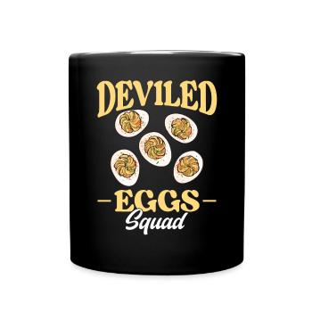 Oeufs farcis Oeufs farcis - Mug uni - noir - Devant