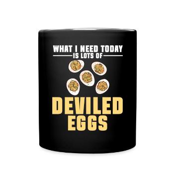 Oeufs farcis Oeufs farcis - Mug uni - noir - Devant