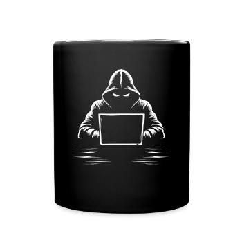 Programmeur Hacker - Mug uni - noir - Devant