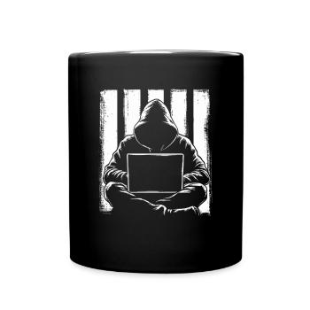 Programmeur Hacker - Mug uni - noir - Devant