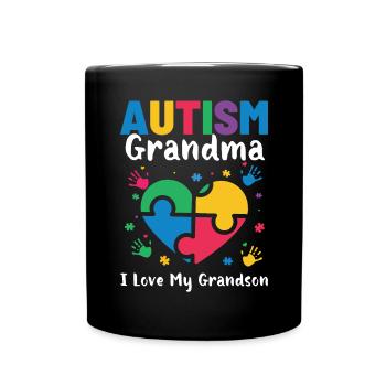 Autismus Awareness Day Autist Geschenk - Tasse einfarbig - Schwarz - Vorne
