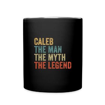 Caleb l’homme, le mythe - Mug uni - noir - Devant