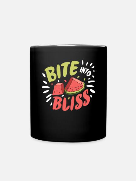 Melon Gift - Tasse einfarbig - Schwarz