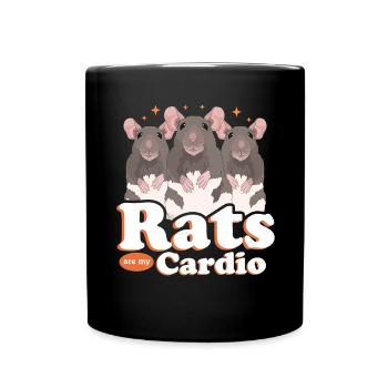 Rat Owner Rat Gift - Full Colour Mug - black - Front
