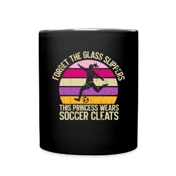 Soccer Girl Teen Soccer Lover Player - Full Colour Mug - black - Front