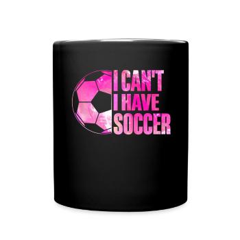 Soccer Girl Teen Soccer Lover Player - Full Colour Mug - black - Front