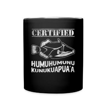 Humuhumunukunukuapua'a Hawaiian Reef Pusher - Full Colour Mug - black - Front