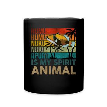 Humuhumunukunukuapua'a Hawaiian Reef Triggerfish - Full Colour Mug - black - Front