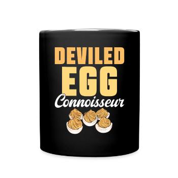 Oeufs farcis Oeufs farcis - Mug uni - noir - Devant