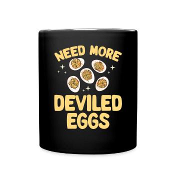 Oeufs farcis Oeufs farcis - Mug uni - noir - Devant