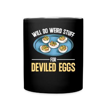 Oeufs farcis Oeufs farcis - Mug uni - noir - Devant