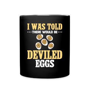 Oeufs farcis Oeufs farcis - Mug uni - noir - Devant