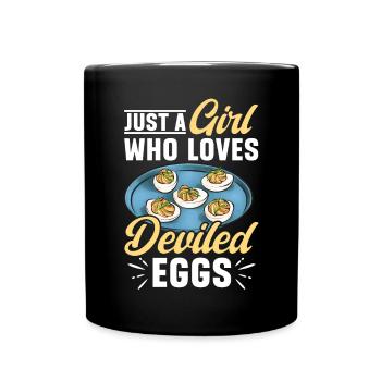 Oeufs farcis Oeufs farcis - Mug uni - noir - Devant