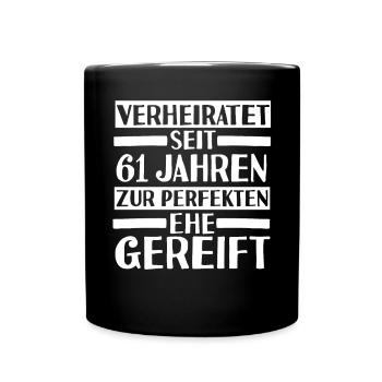 Mariage Ormes Mariage 61 ans Mariage - Mug uni - noir - Devant