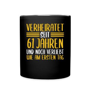 Mariage Ormes Mariage 61 ans Mariage - Mug uni - noir - Devant