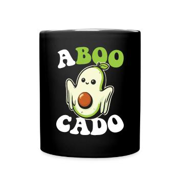 Avocado Guacamole Vegan Geschenk - Tasse einfarbig - Schwarz - Vorne