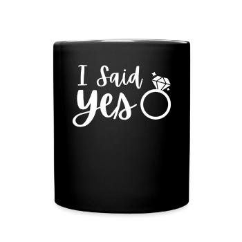 Bachelorette Hen Party Gift - Full Colour Mug - black - Front