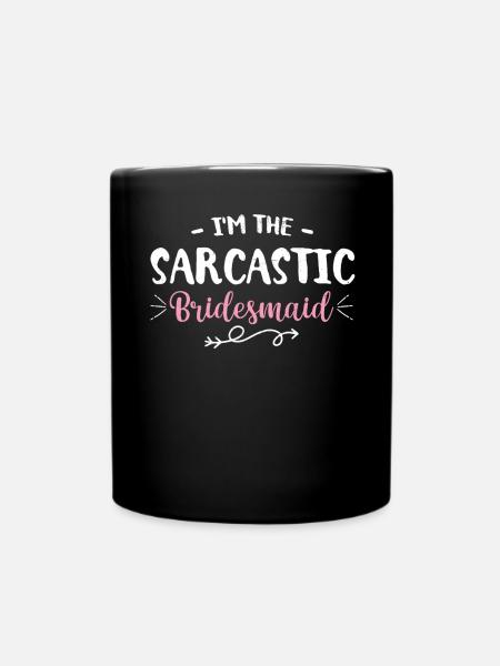 Junggesellin - Tasse einfarbig - Schwarz
