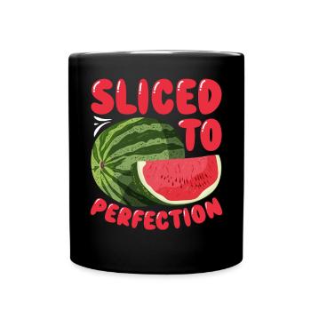 Melon Gift - Tasse einfarbig - Schwarz - Vorne