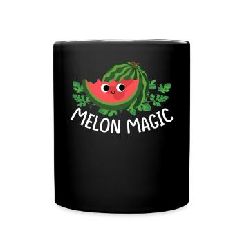 Melon Gift - Tasse einfarbig - Schwarz - Vorne