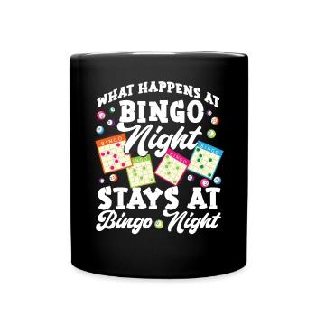 Joueur de bingo Que se passe-t-il au bingo ? - Mug uni - noir - Devant
