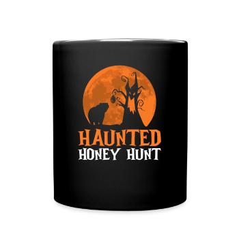 Grizzly Bear Halloween Brown Bear - Full Colour Mug - black - Front