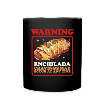 Enchilada mexicaine Enchiladas cadeau - Mug uni - noir - Devant