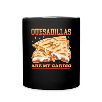 Quesadilla Tortilla Quesadillas Gift - Full Colour Mug - black - Front