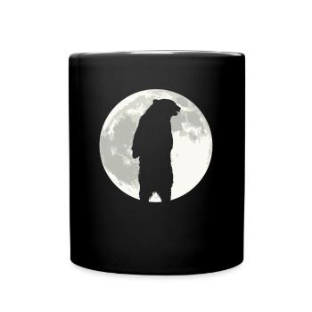 Grizzly Ours Halloween Ours brun - Mug uni - noir - Devant