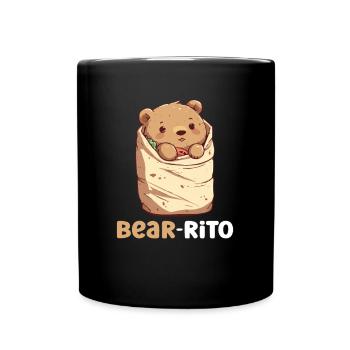 Grizzly Bear Brown Bear - Full Colour Mug - black - Front