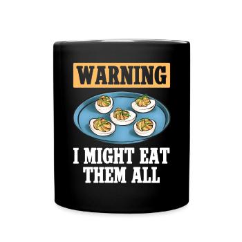 Oeufs farcis Oeufs farcis - Mug uni - noir - Devant