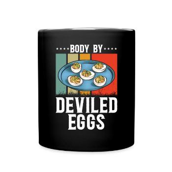 Oeufs farcis Oeufs farcis - Mug uni - noir - Devant