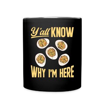 Oeufs farcis Oeufs farcis - Mug uni - noir - Devant