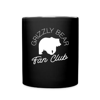 Grizzly Bear Brown Bear - Full Colour Mug - black - Front