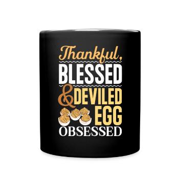 Oeufs farcis Oeufs farcis - Mug uni - noir - Devant