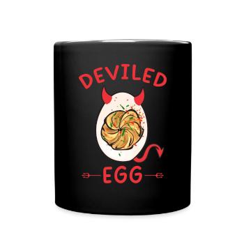 Oeufs farcis Oeufs farcis - Mug uni - noir - Devant
