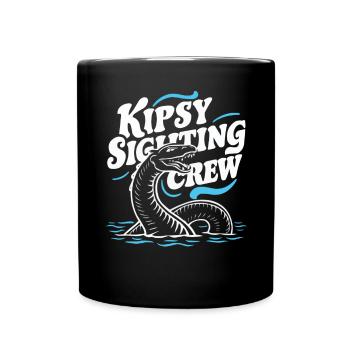 Hudson River Monster Kipsy Kryptozoologie Kryptid - Tasse einfarbig - Schwarz - Vorne
