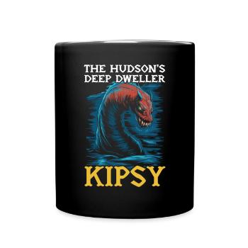 Hudson River Monster Kipsy Kryptozoologie Kryptid - Tasse einfarbig - Schwarz - Vorne