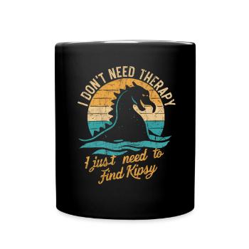 Hudson River Monster Kipsy Kryptozoologie Kryptid - Tasse einfarbig - Schwarz - Vorne
