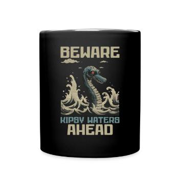 Hudson River Monster Kipsy Kryptozoologie Kryptid - Tasse einfarbig - Schwarz - Vorne