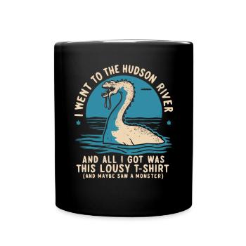 Hudson River Monster Kipsy Kryptozoologie Kryptid - Tasse einfarbig - Schwarz - Vorne