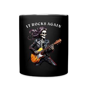 MUSICIANS IT ROCKS AGAIN - Full Colour Mug - black - Front