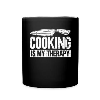 Kitchen Cooking Lover Culinary Chef - Full Colour Mug - black - Front
