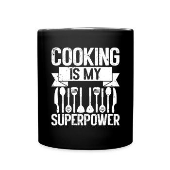 Kitchen Cooking Lover Culinary Chef - Full Colour Mug - black - Front