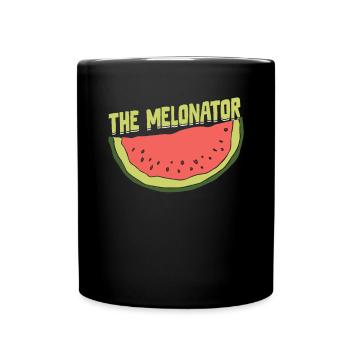 Melon Gift - Tasse einfarbig - Schwarz - Vorne