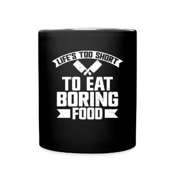 Kitchen Cooking Lover Culinary Chef - Full Colour Mug - black - Front