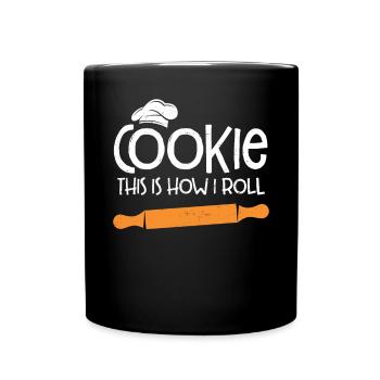 Bäcker - Tasse einfarbig - Schwarz - Vorne